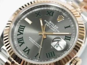 ROLEX Datejust 41 SS x Everose Gold combination Slate Ref.126331 Mens 187568835 hannari-shop