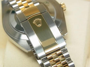 ROLEX Datejust 41 SS x18KYG combination bright black 126333 Mens 187756816 hannari-shop