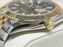 ROLEX Datejust 41 SS x18KYG combination bright black 126333 Mens 187756816 hannari-shop