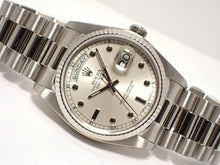 ROLEX DAY DATE silver Dial pin ball index Maker overhauled 1982 Mens 187759051 hannari-shop