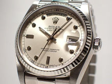 ROLEX DAY DATE silver Dial pin ball index Maker overhauled 1982 Mens 187759051 hannari-shop