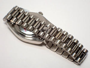 ROLEX DAY DATE silver Dial pin ball index Maker overhauled 1982 Mens 187759051 hannari-shop
