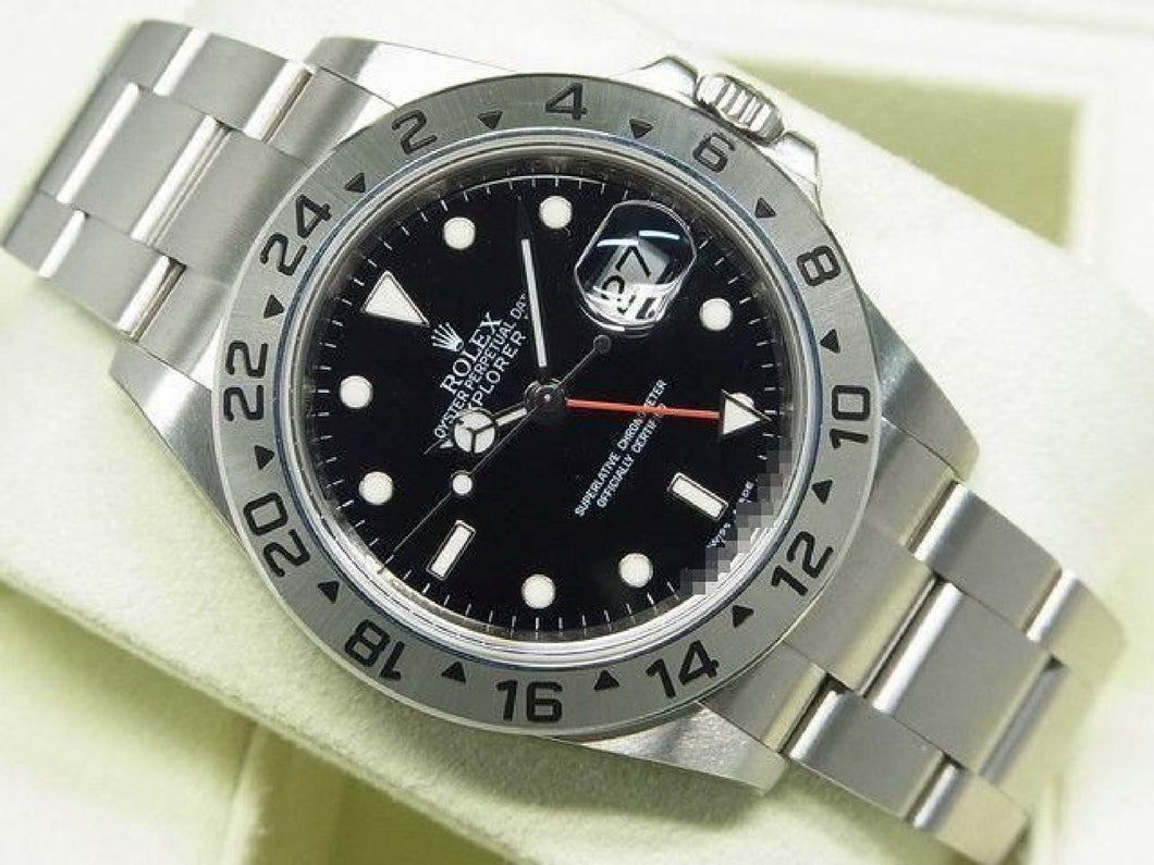 ROLEX EXPLORERII black seal unused 16570 G series Mens 187778939 hannari-shop