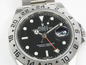 ROLEX EXPLORERII black seal unused 16570 G series Mens 187778939 hannari-shop