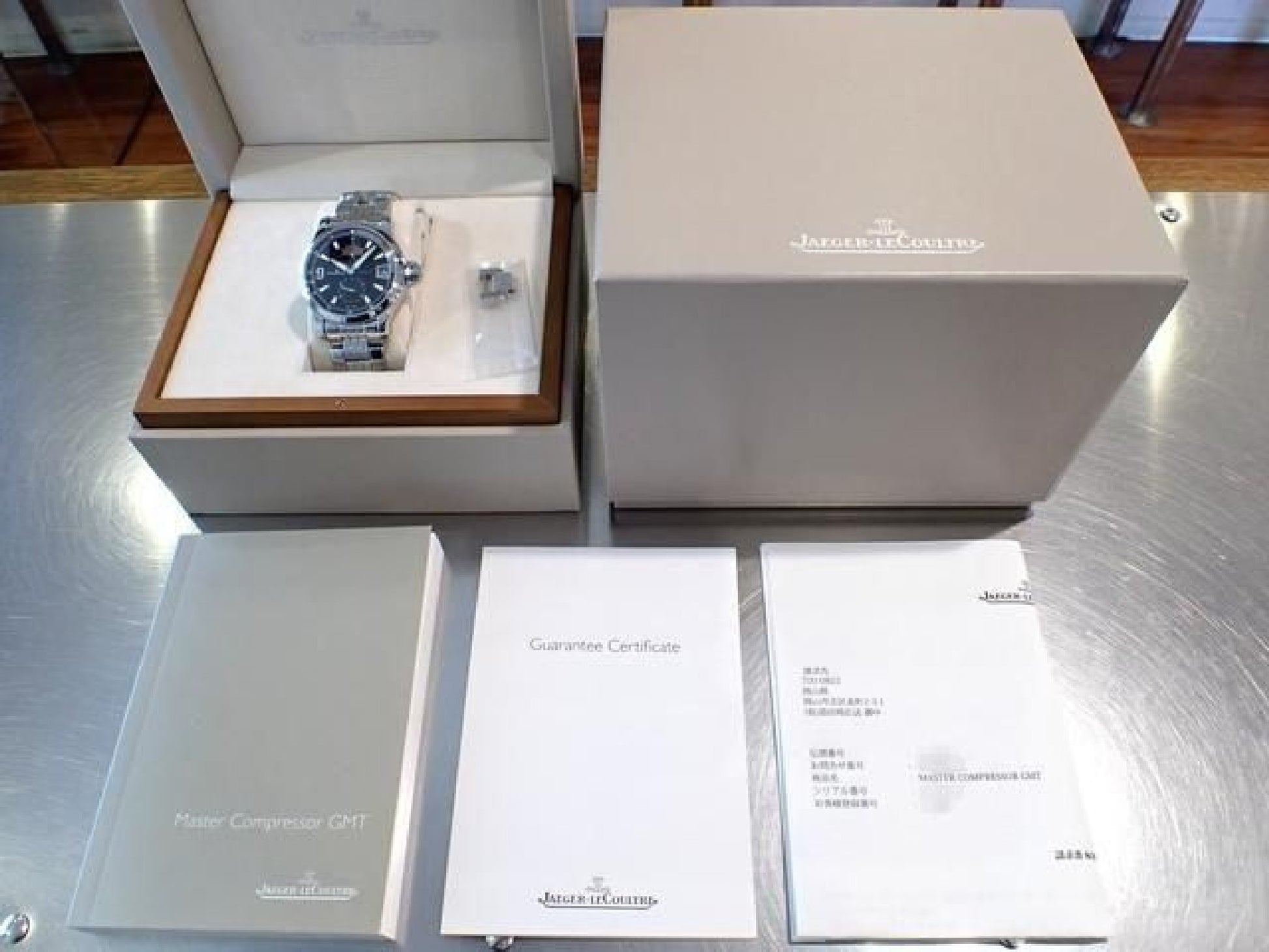 JAEGER LECOULTRE Master Compressor GMT Q1738171 '13 Herren 187949407 hannari-shop