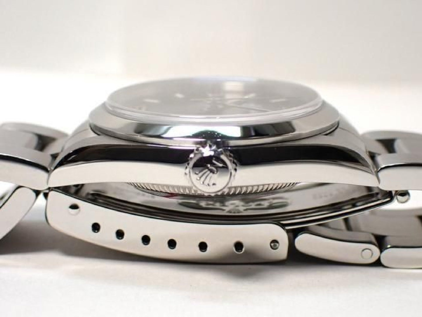 ROLEX Oyster PERPETUAL schwarz3 6 9 67480 U Serie '98 Herren 189282561 hannari-shop