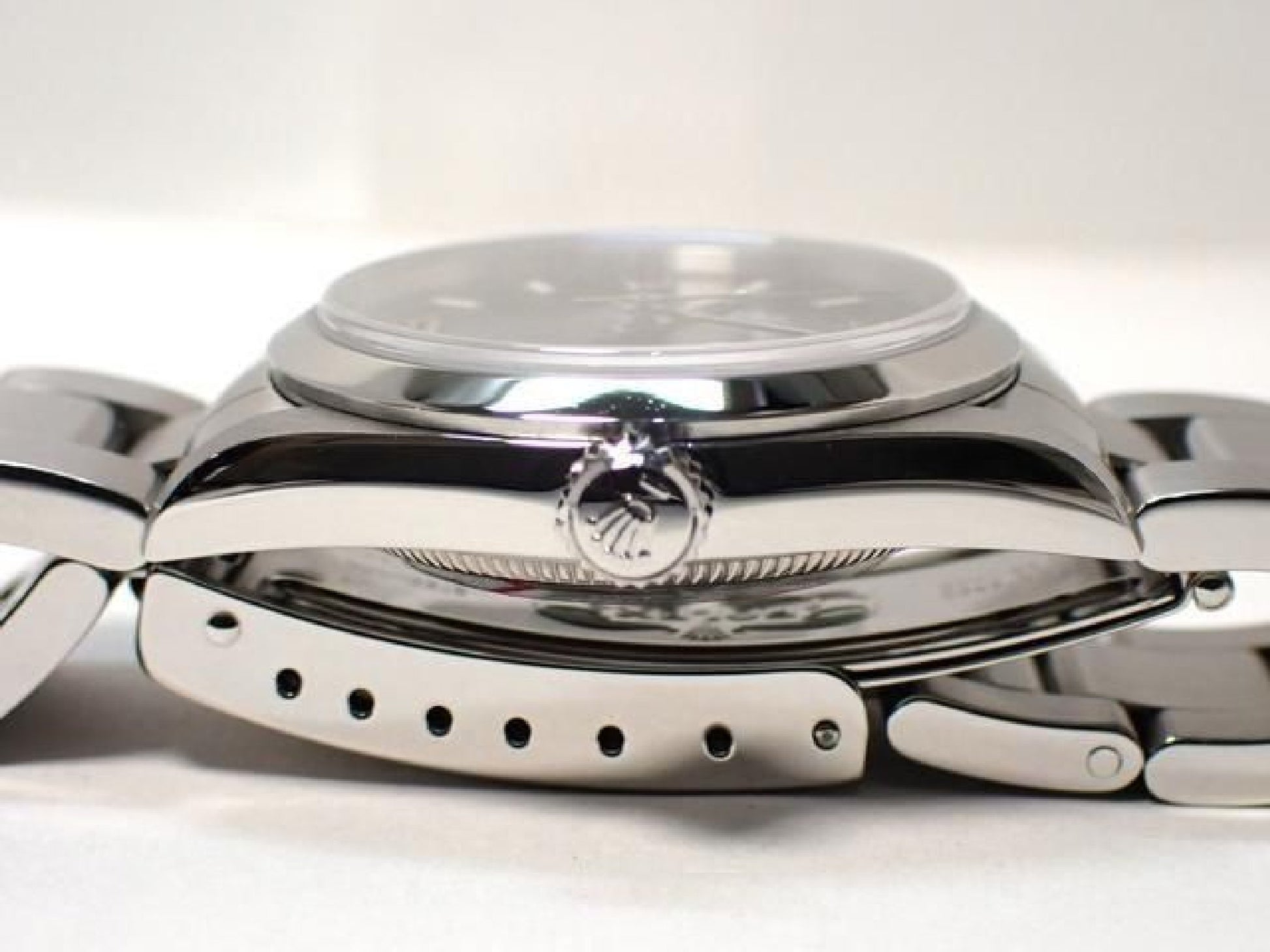 ROLEX Oyster PERPETUAL schwarz3 6 9 67480 U Serie '98 Herren 189282561 hannari-shop