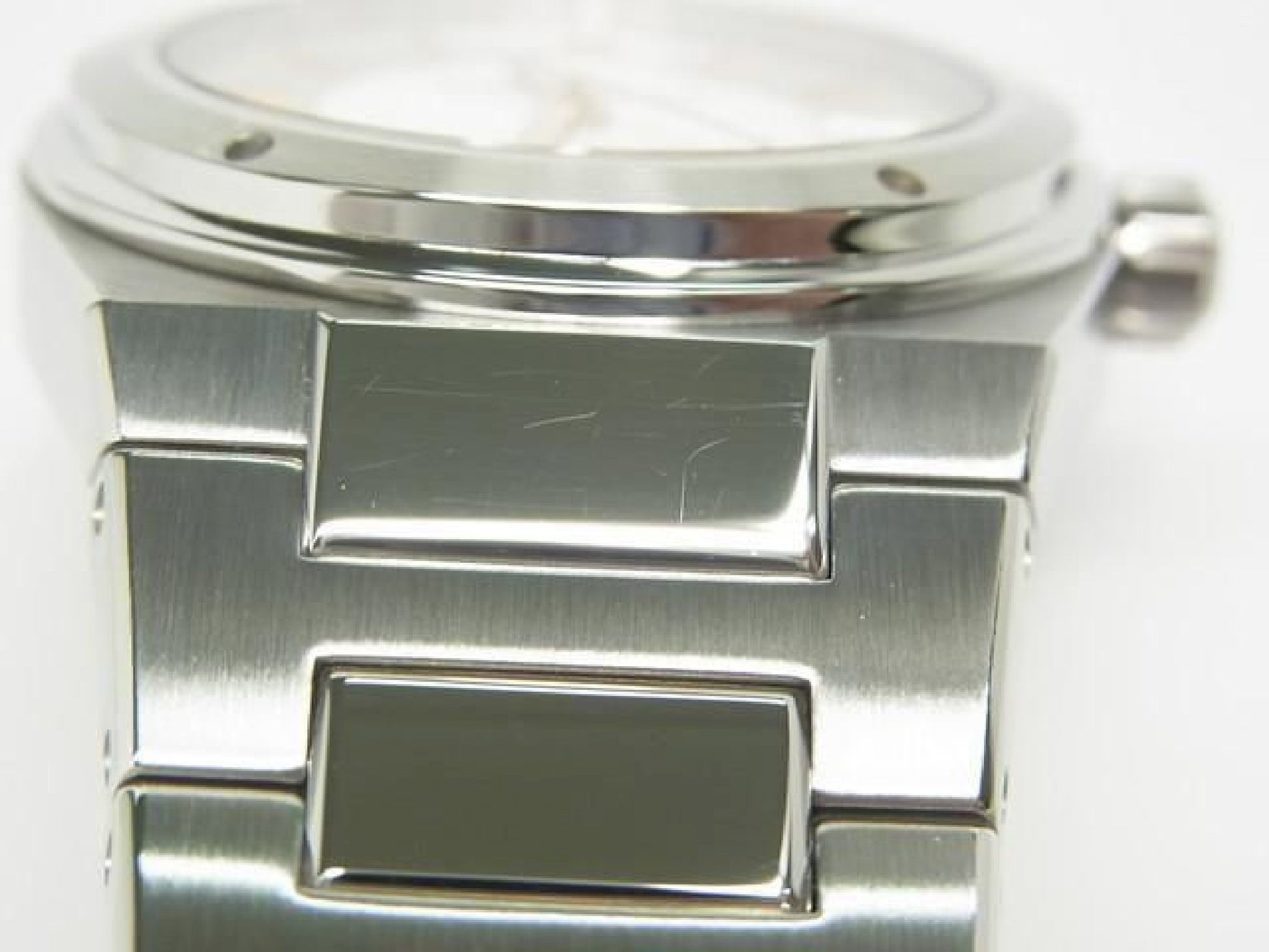 IWC Ingenieur Automatik 40 MM silber IW322801 Saphirglas-Gehäuseboden Herren 189299441 hannari-shop