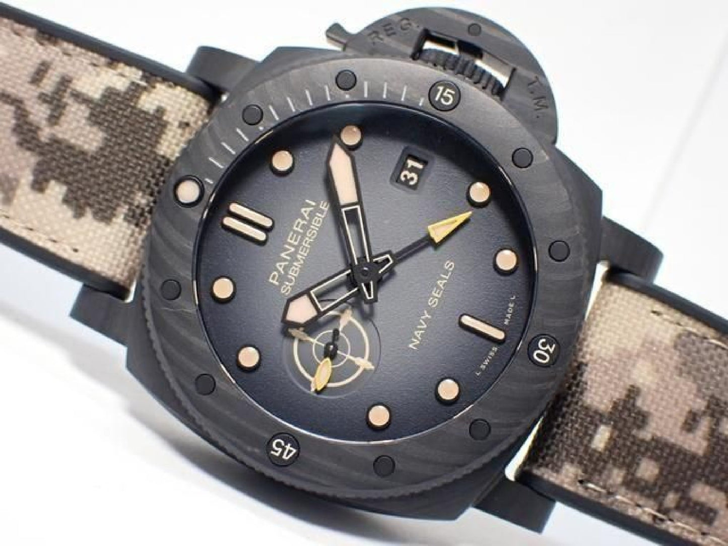 PANERAI Quaranta Quattro GMT Navy Seals Carbotech PAM01513 '25 Herren 189372849 hannari-shop