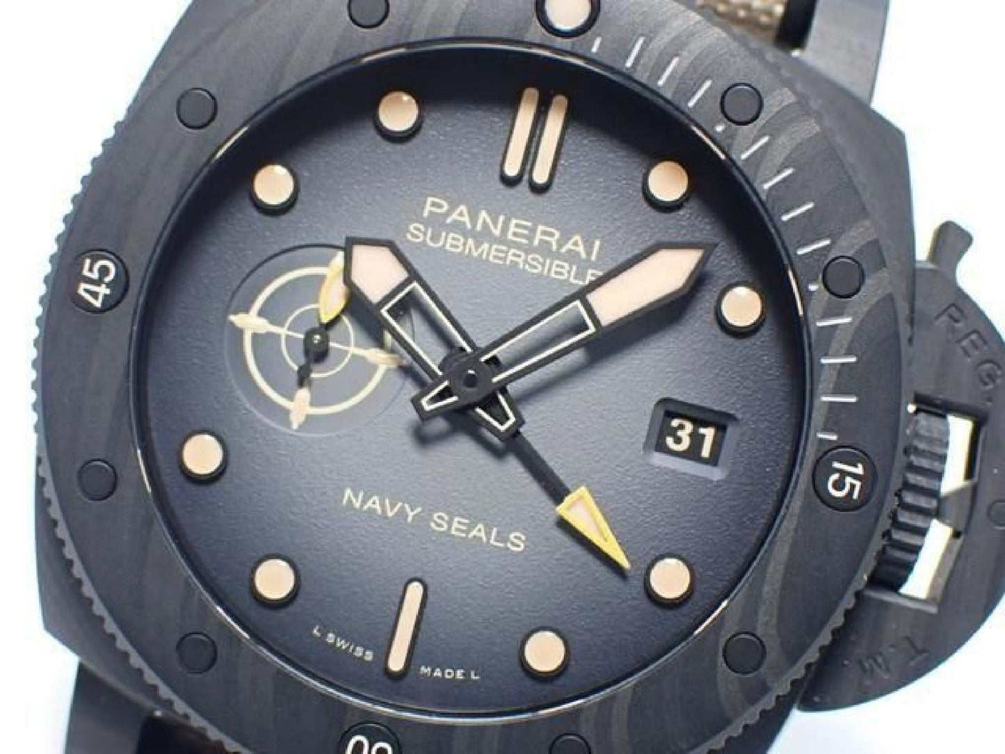 PANERAI Quaranta Quattro GMT Navy Seals Carbotech PAM01513 '25 Herren 189372849 hannari-shop