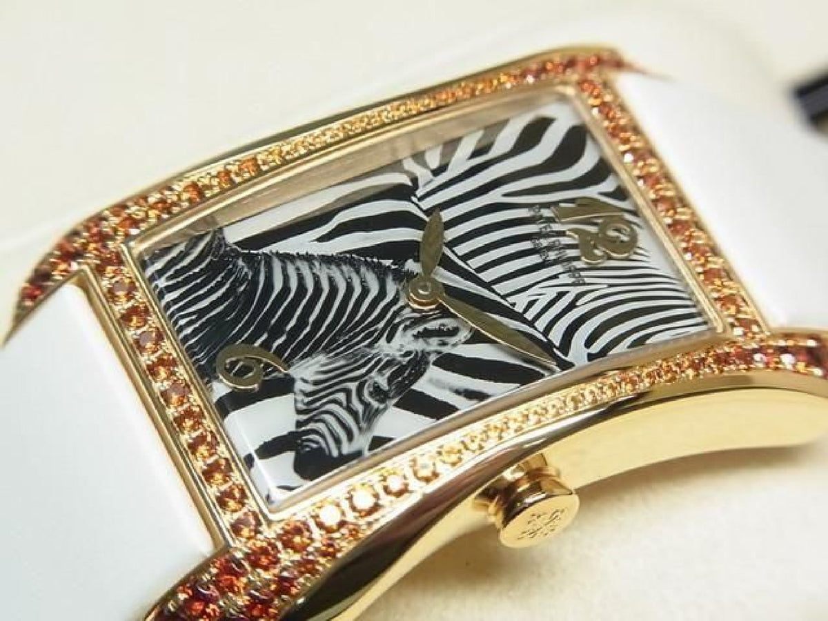 PATEK PHILIPPE Gondolo Serata 18KRG Zebra-Motiv 4962/200R-010 Herrenuhr 190732018 hannari-shop