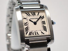 CARTIER Tank Francaise silver SM quartz W51008Q3 Womens 190795790 hannari-shop