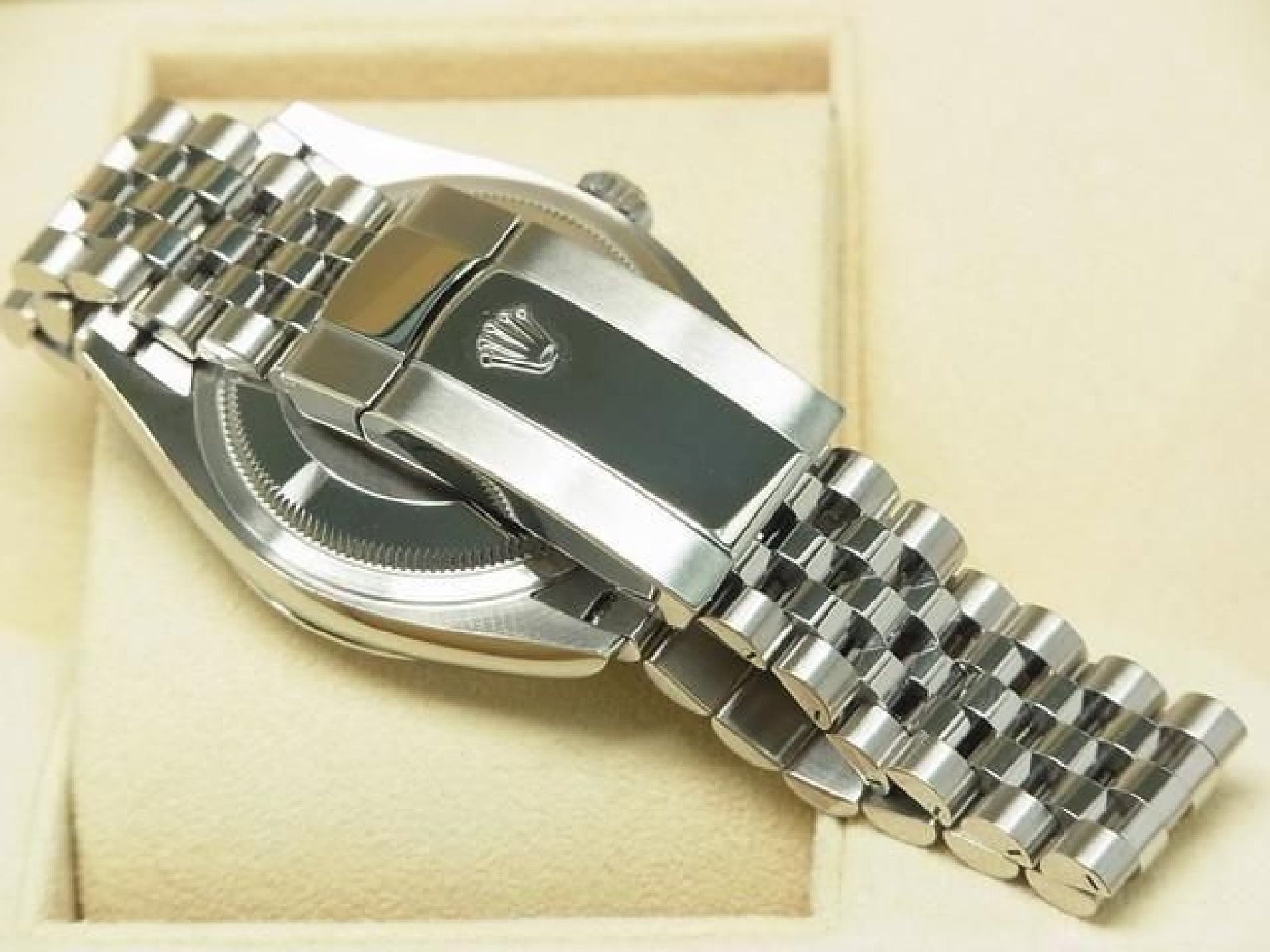 ROLEX Datejust 36 weiß römisch 126200 '21 gekauft Herren 190821862 hannari-shop