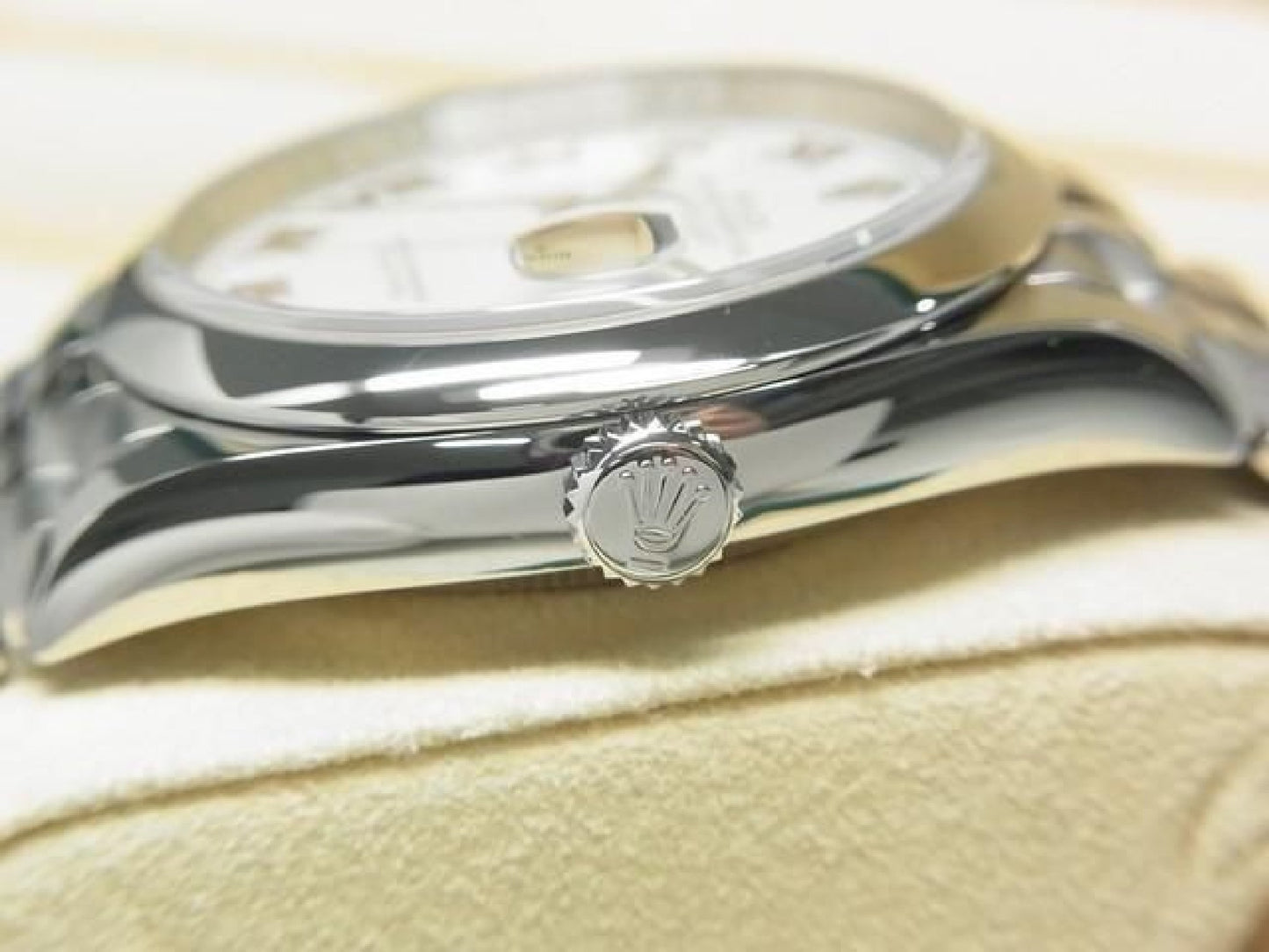 ROLEX Datejust 36 weiß römisch 126200 '21 gekauft Herren 190821862 hannari-shop