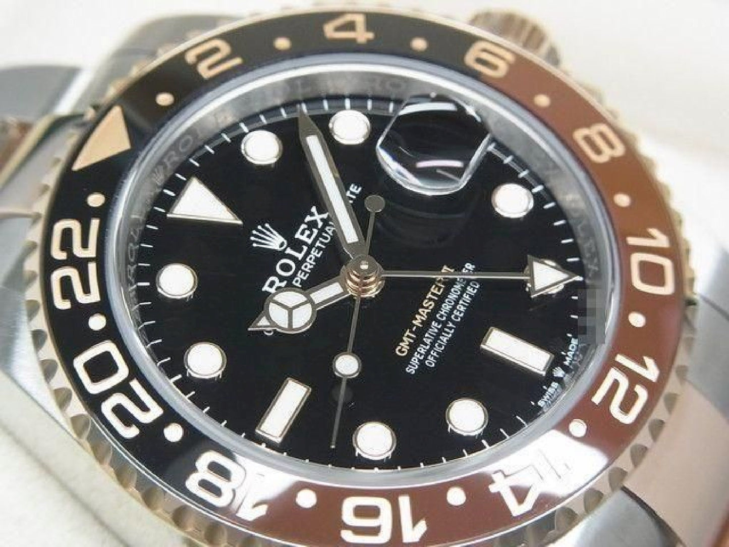 ROLEX GMT MasterII SS x Everose Gold 126711CHNR '22 purchased Mens 190903547 hannari-shop