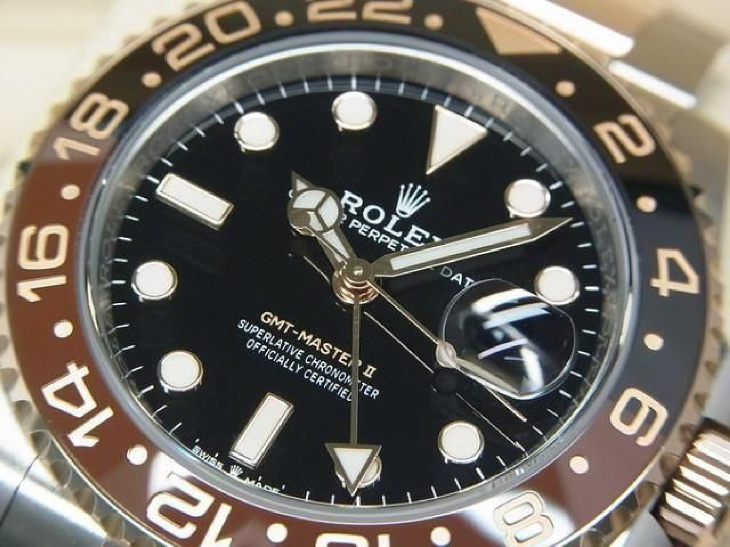 ROLEX GMT MasterII SS x Everose Gold 126711CHNR '22 purchased Mens 190903547 hannari-shop