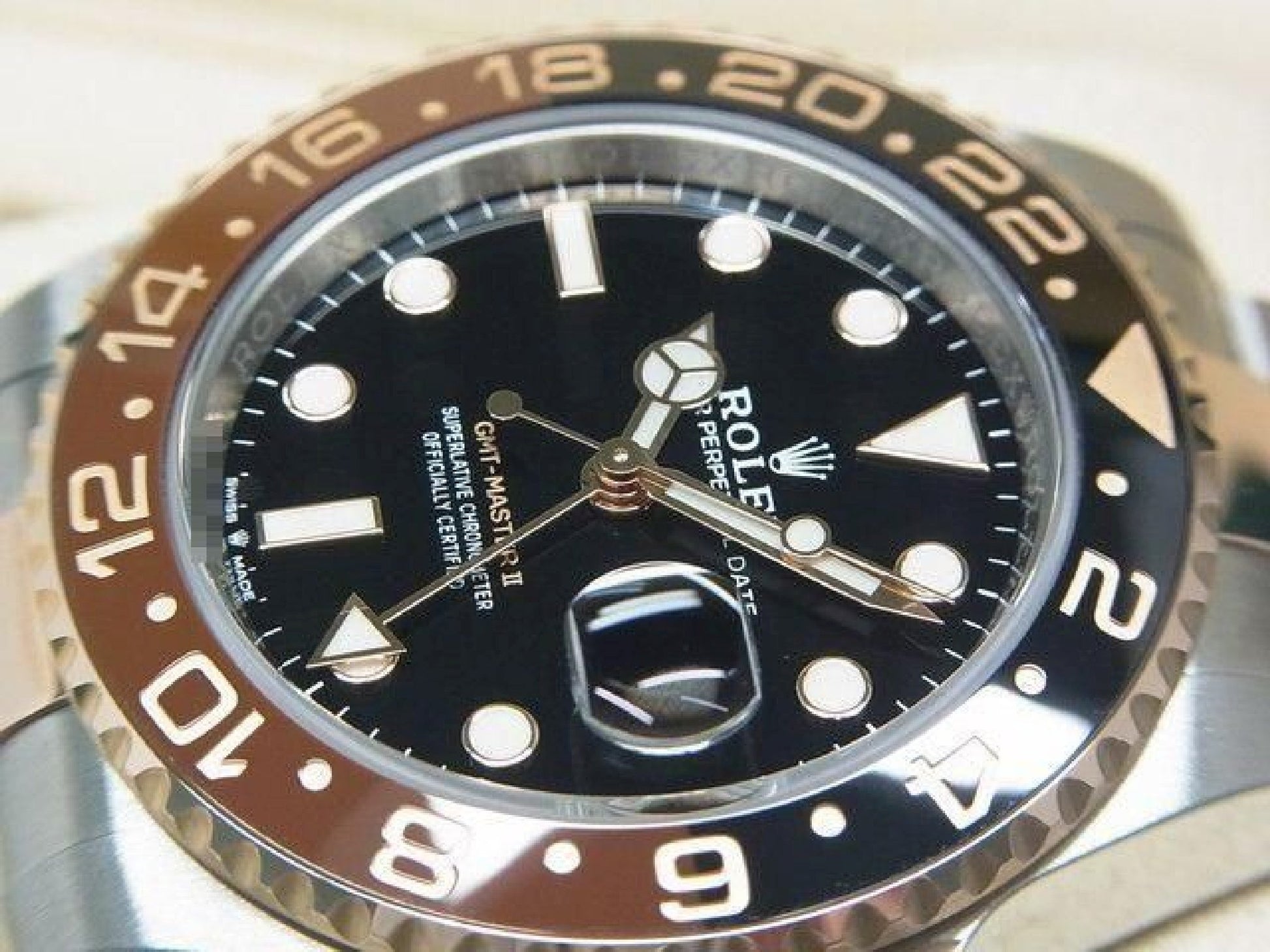 ROLEX GMT MasterII SS x Everose Gold 126711CHNR '22 purchased Mens 190903547 hannari-shop