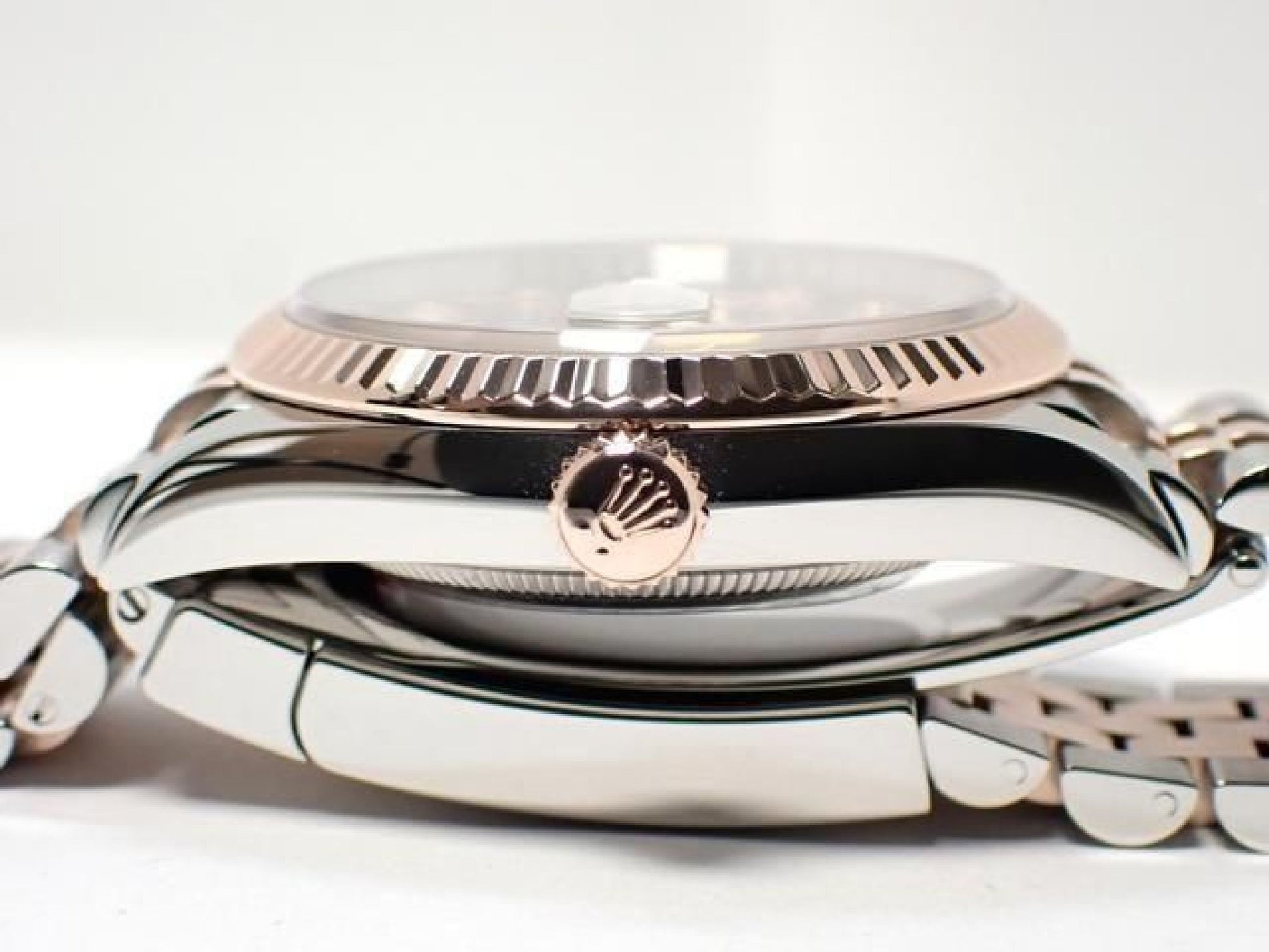 ROLEX Datejust36 schwarzes Zifferblatt 10P Diamanten Jubilee Armband '21 Herren 190961312 hannari-shop
