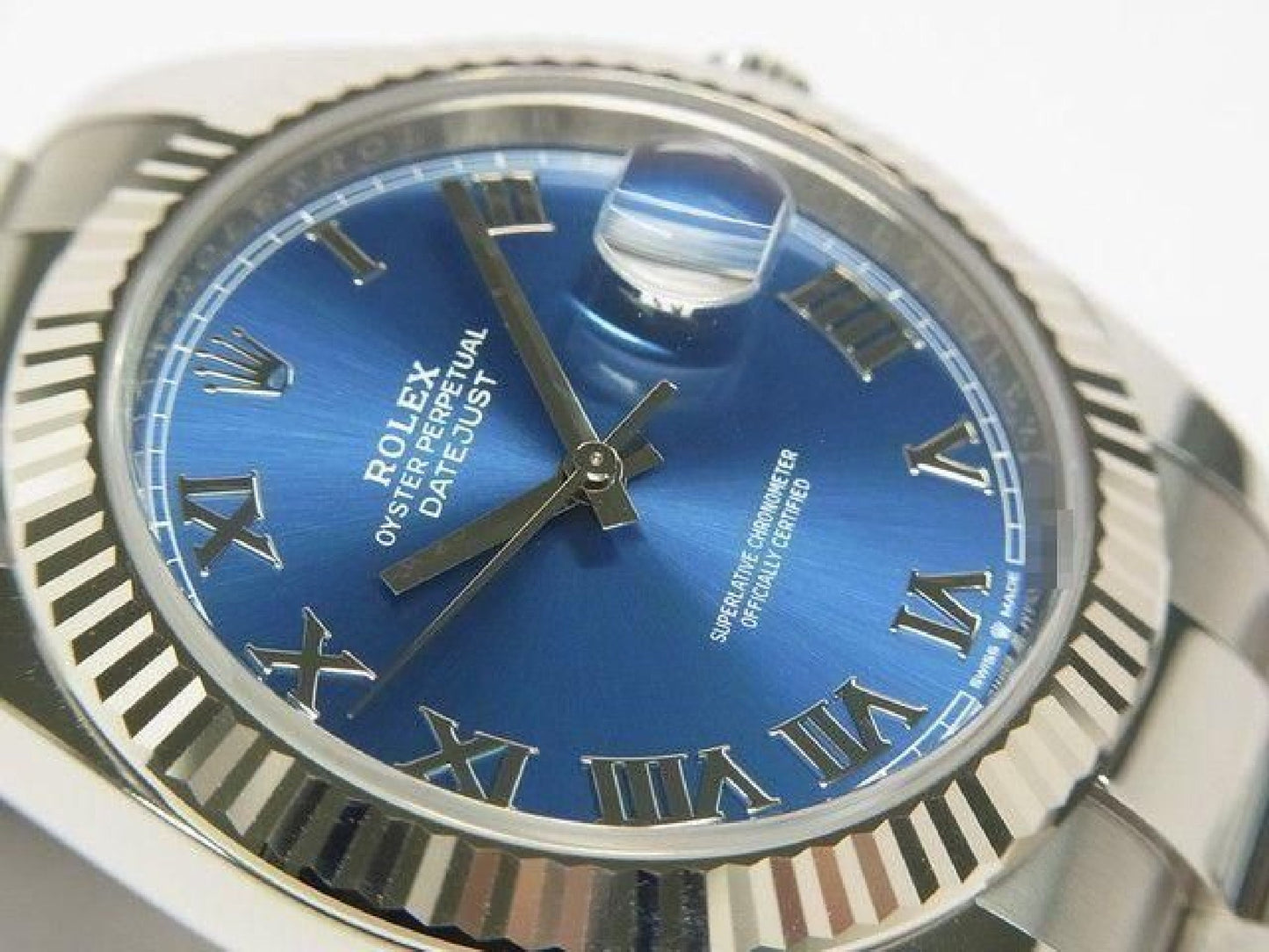 ROLEX Datejust 41 azzurro blau 126334 Oyster-Armband Herren 191294653 hannari-shop