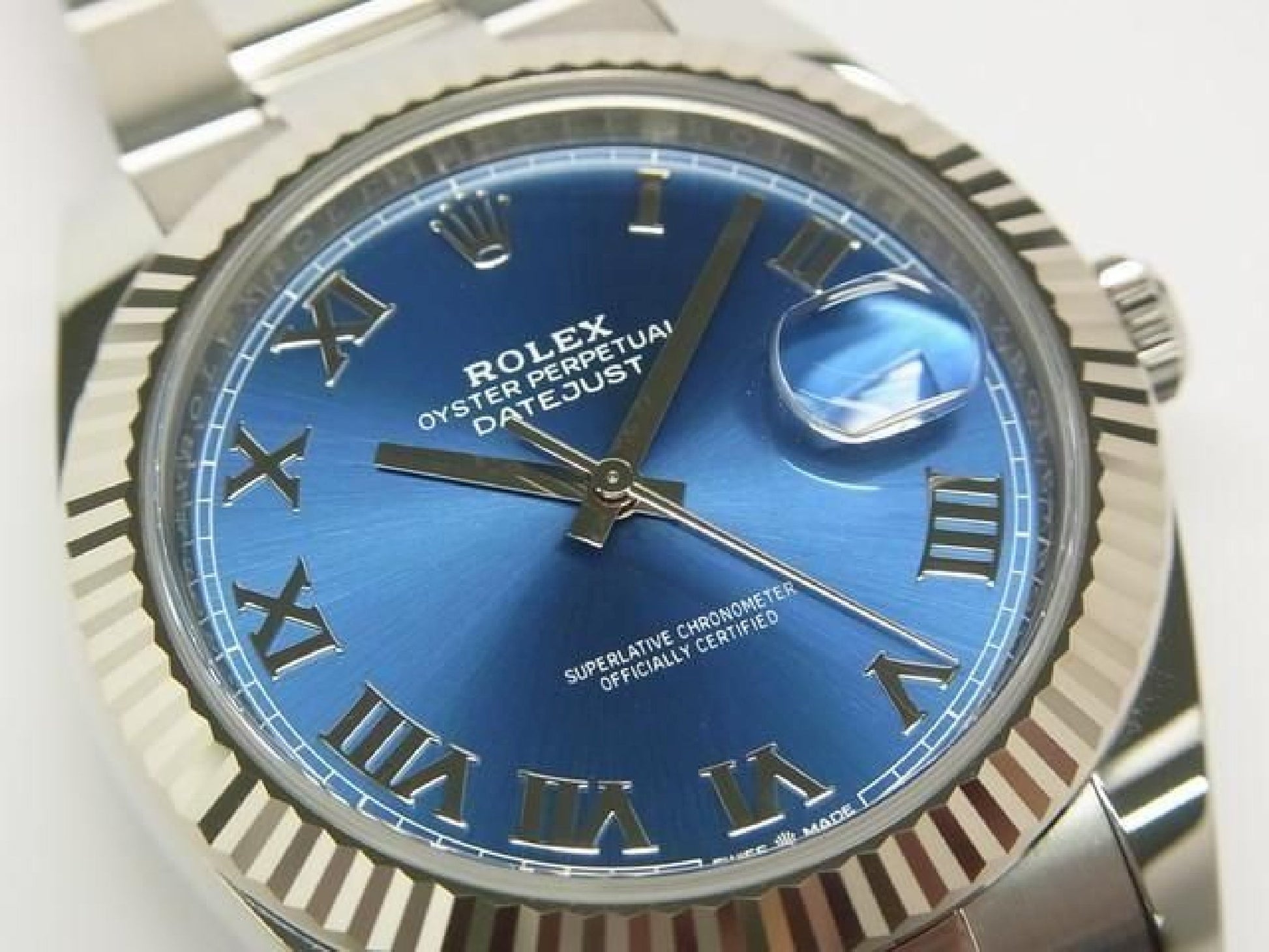 ROLEX Datejust 41 azzurro blau 126334 Oyster-Armband Herren 191294653 hannari-shop