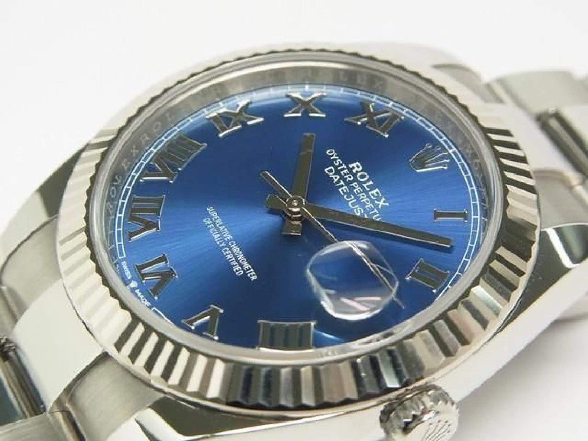 ROLEX Datejust 41 azzurro blau 126334 Oyster-Armband Herren 191294653 hannari-shop
