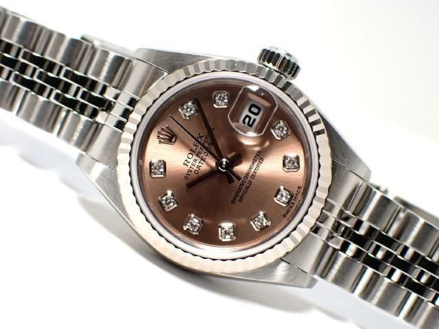ROLEX Damen Datejust rosa 10P Diamanten 79174G Y-Serie Damen 191323140 hannari-shop