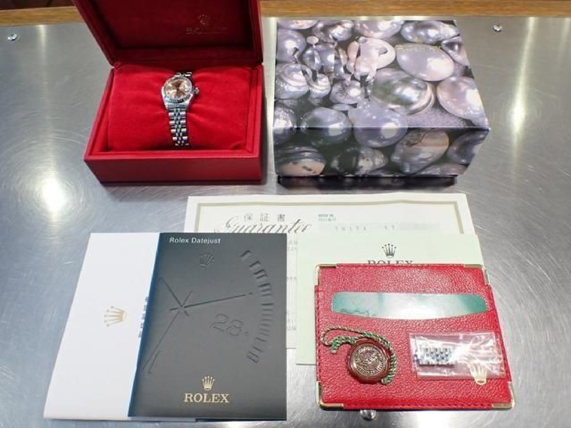 ROLEX Damen Datejust rosa 10P Diamanten 79174G Y-Serie Damen 191323140 hannari-shop