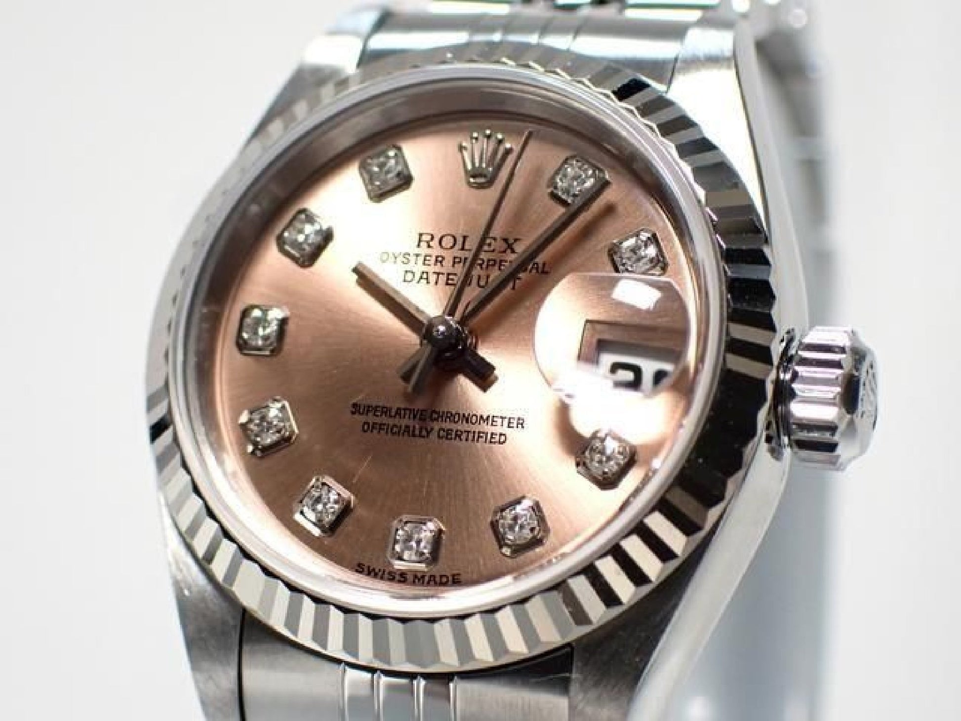 ROLEX Damen Datejust rosa 10P Diamanten 79174G Y-Serie Damen 191323140 hannari-shop
