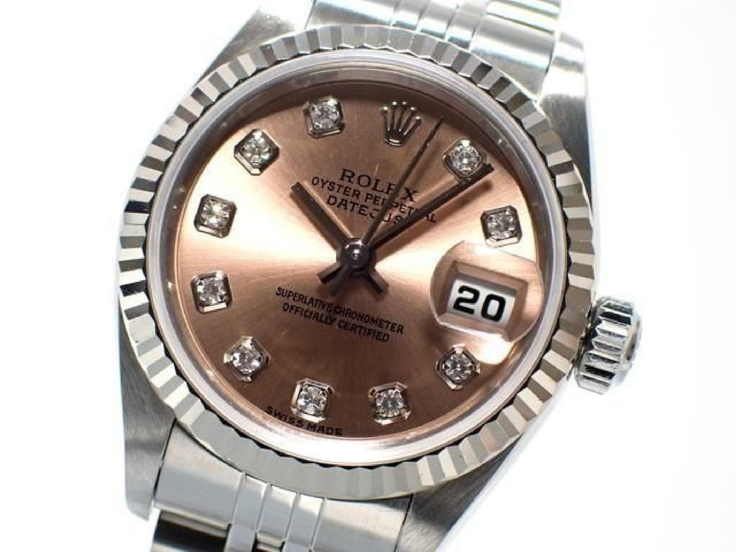 ROLEX Damen Datejust rosa 10P Diamanten 79174G Y-Serie Damen 191323140 hannari-shop