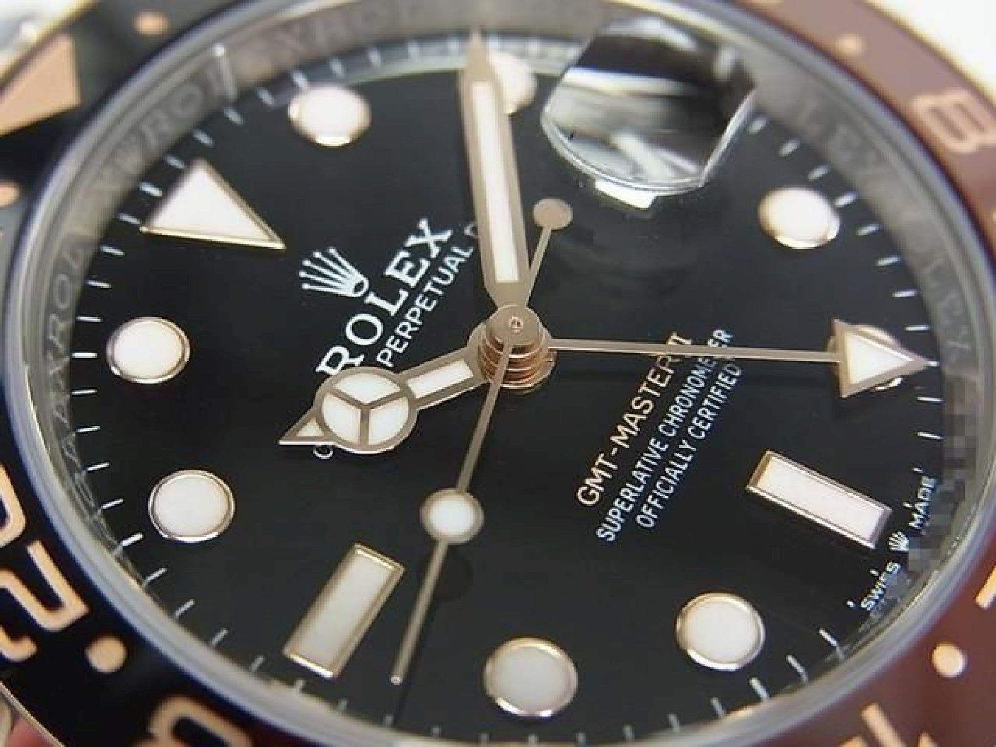 ROLEX GMT MasterII Edelstahl x Everose Gold 126711CHNR 25 gekauft Herren 191431369 hannari-shop