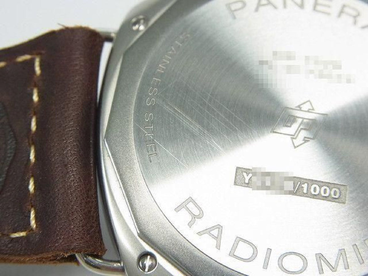 PANERAI Radiomir entfernt Giorni 45 MM schwarzes Zifferblatt PAM01334 Herren 191446599 hannari-shop