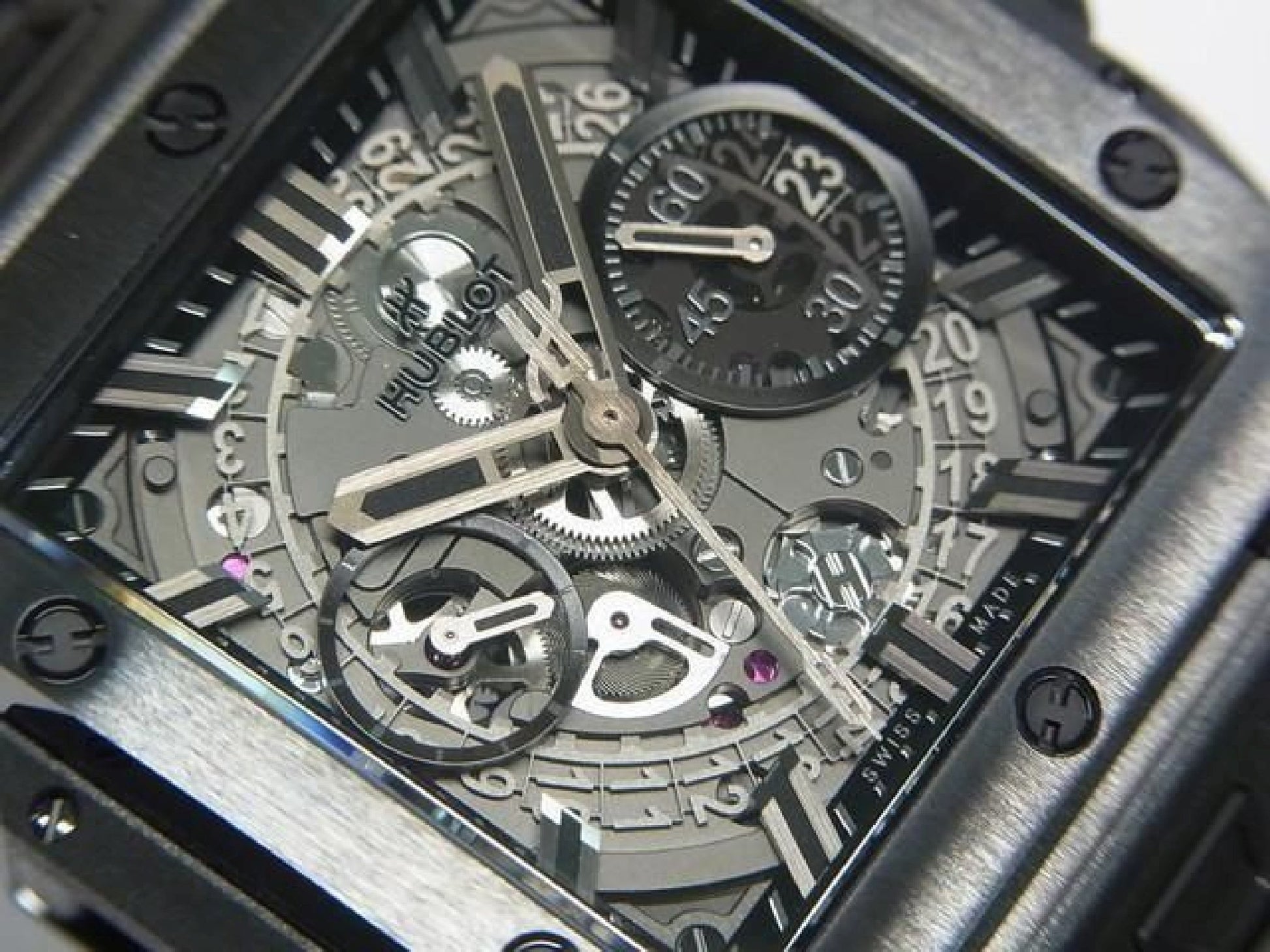 HUBLOT Square Bang Unico ganz schwarz world250 Lot Limited Herren 191479219 hannari-shop