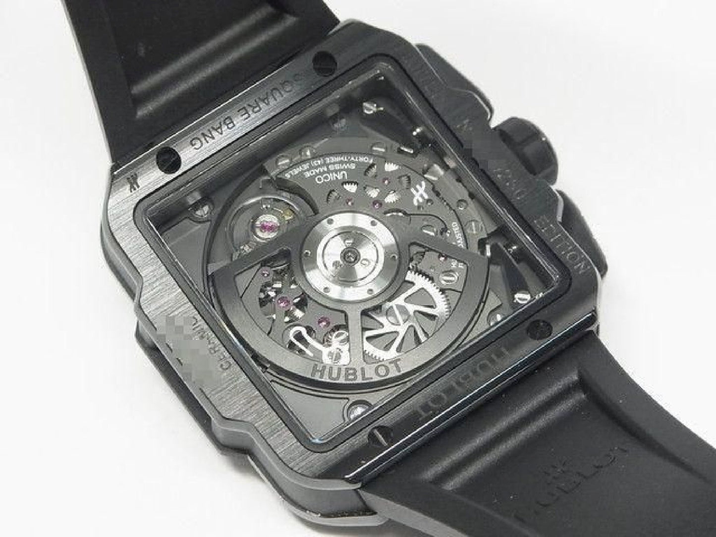 HUBLOT Square Bang Unico ganz schwarz world250 Lot Limited Herren 191479219 hannari-shop
