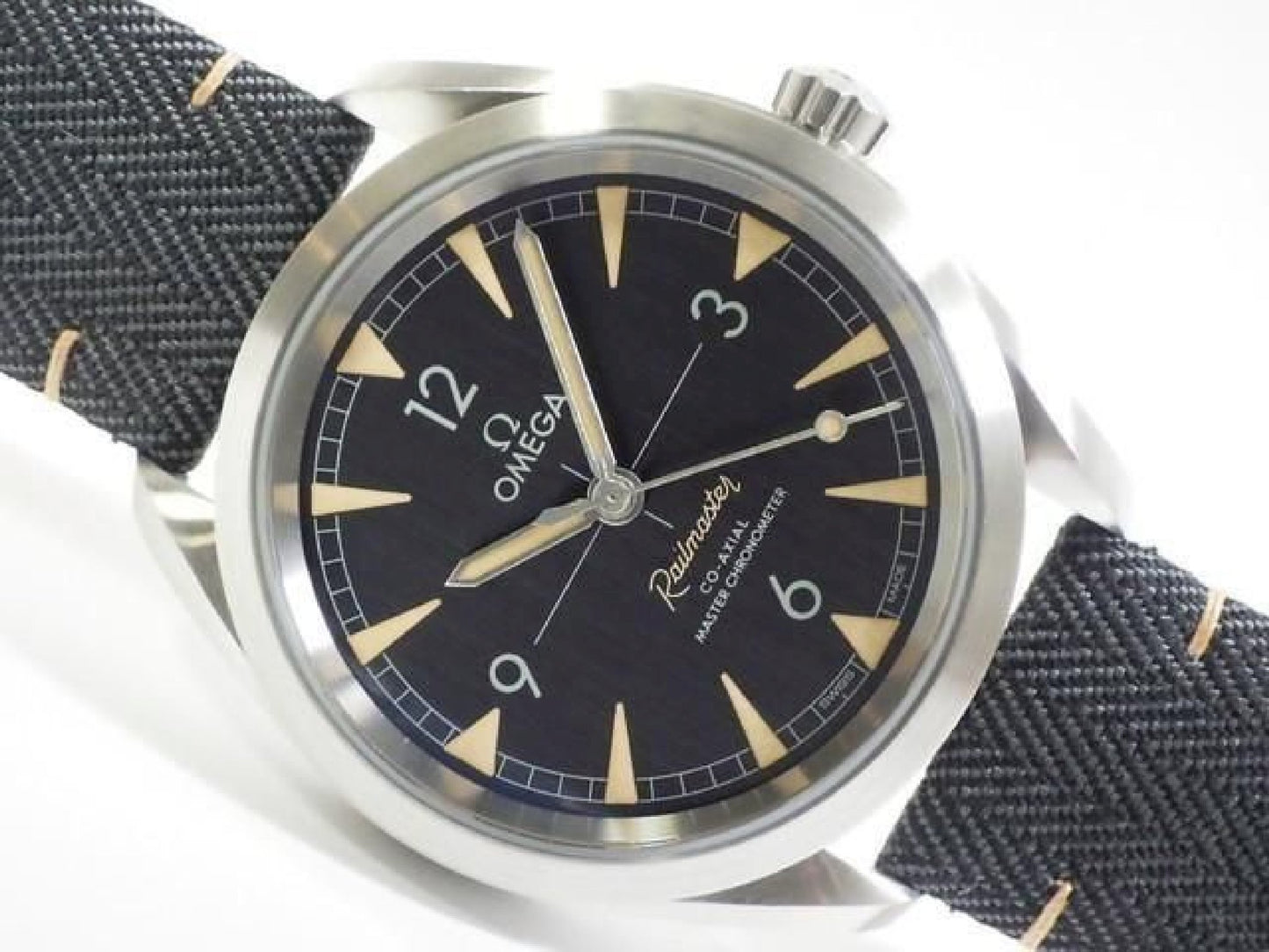 OMEGA SEA MASTER Railmaster Master Chrono meter 220.12.40.20.01.001 Mens 191492405 hannari-shop