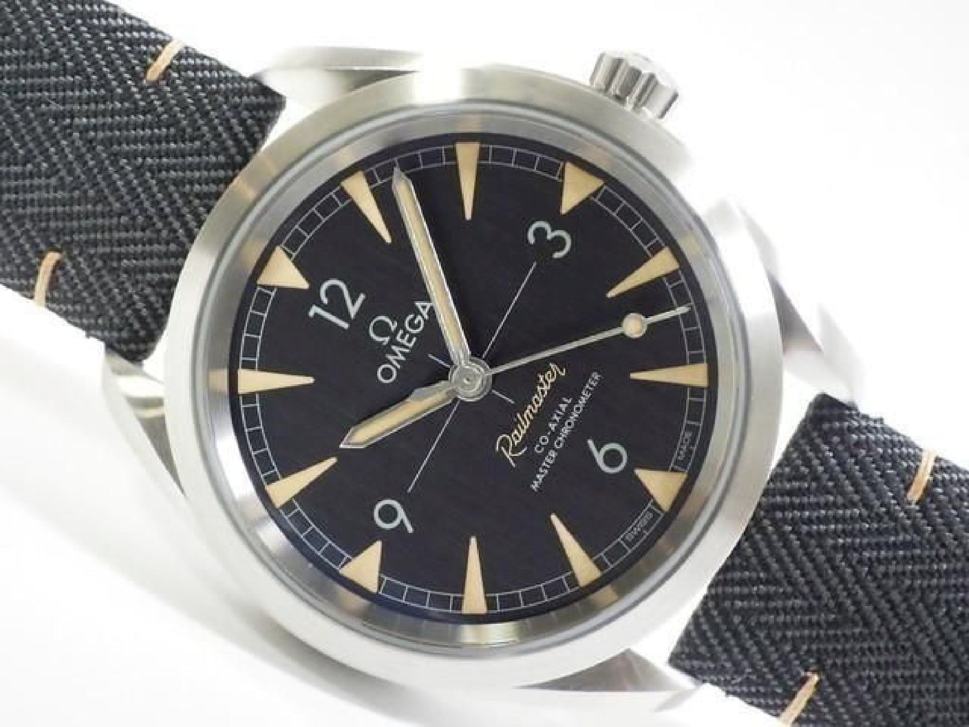 OMEGA SEA MASTER Railmaster Master Chrono meter 220.12.40.20.01.001 Mens 191492405 hannari-shop