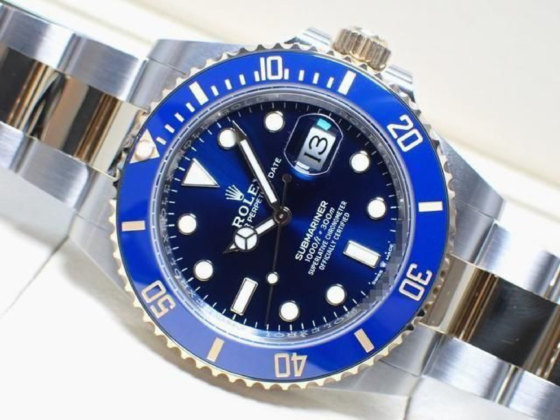 ROLEX Submariner date SS xYG combination blue 126613LB '26 Mens 191615794 hannari-shop