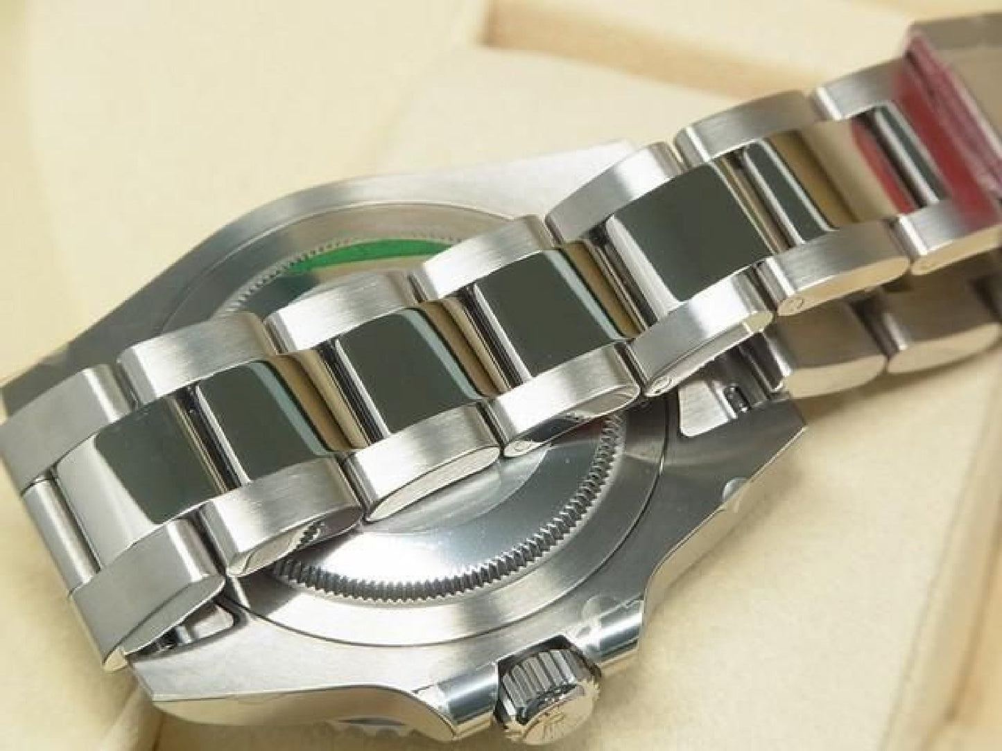 ROLEX GMT MasterII blue black bezel 116710BLNR Oyster Bracelet protective seal unused Mens 191616105 hannari-shop