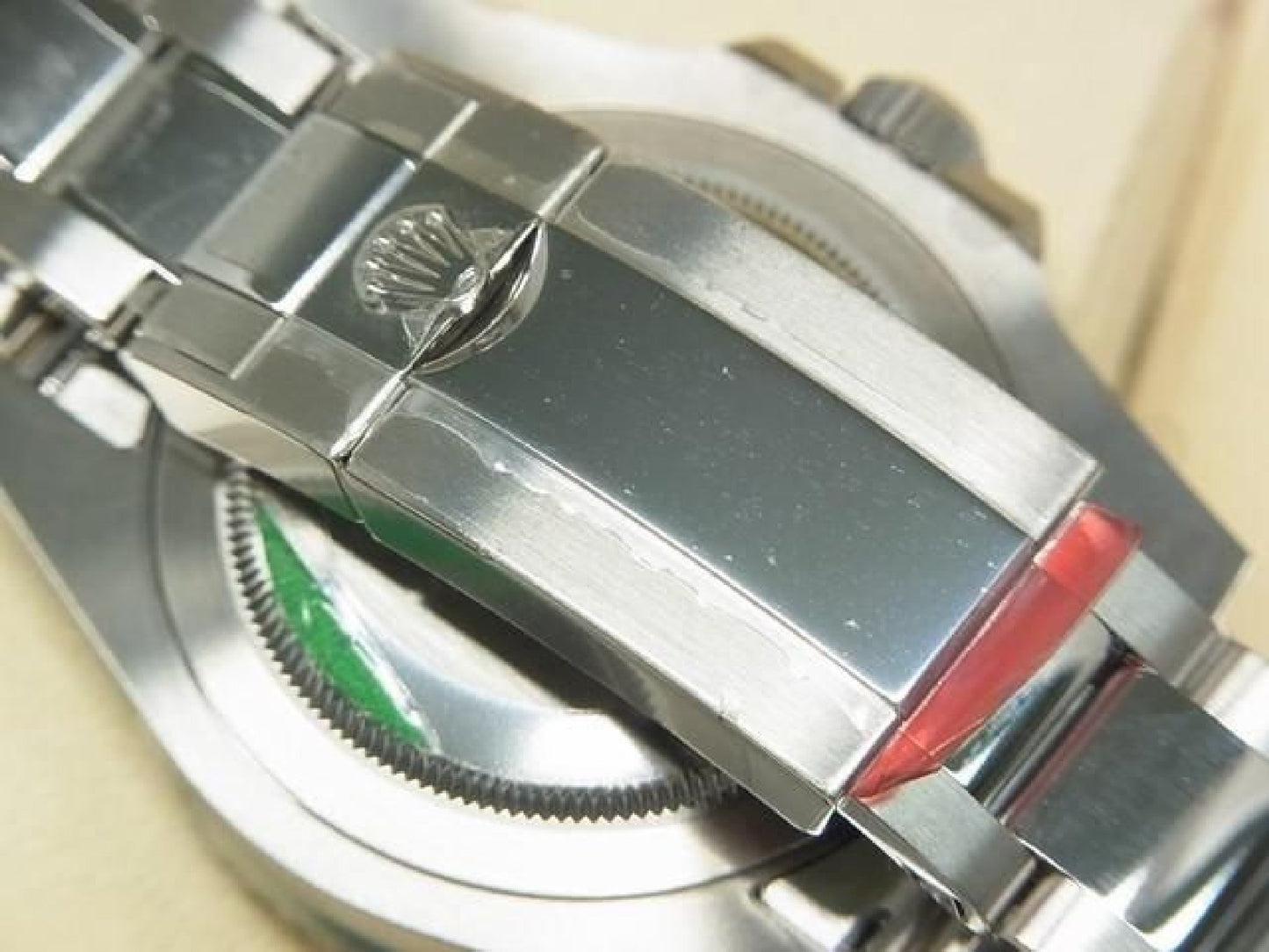 ROLEX GMT MasterII blue black bezel 116710BLNR Oyster Bracelet protective seal unused Mens 191616105 hannari-shop
