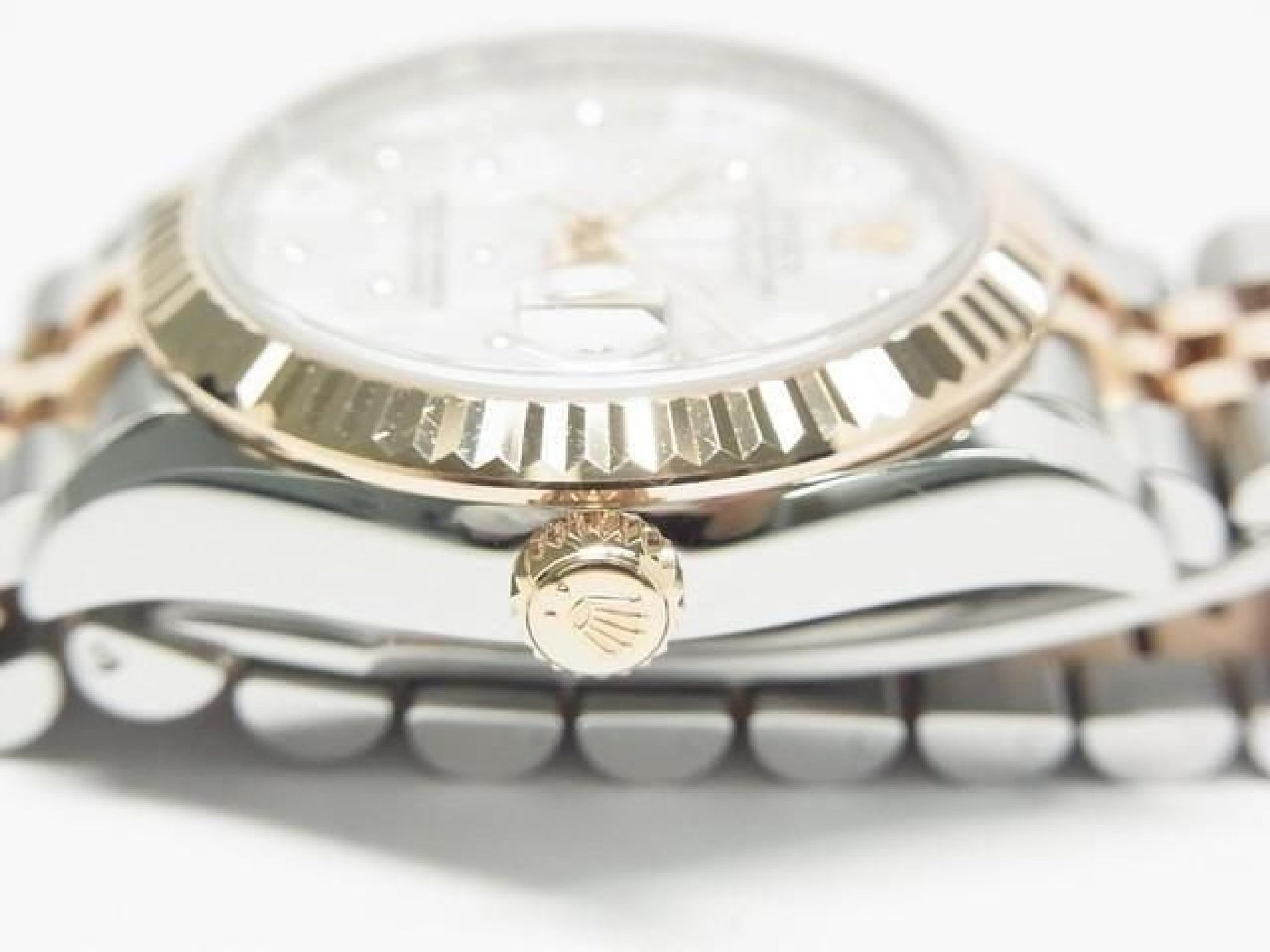 ROLEX Datejust 31 SS x Everose Gold Kombination mit floralem Motiv 278271 Herren 191629072 hannari-shop