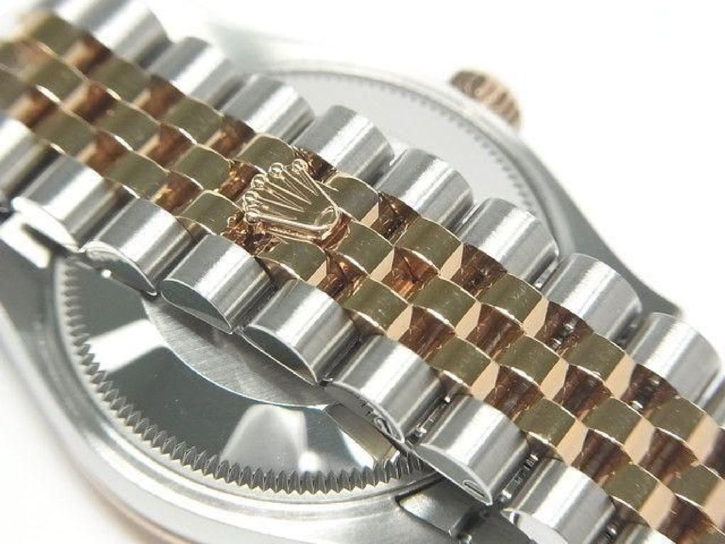 ROLEX Datejust 31 SS x Everose Gold Kombination mit floralem Motiv 278271 Herren 191629072 hannari-shop