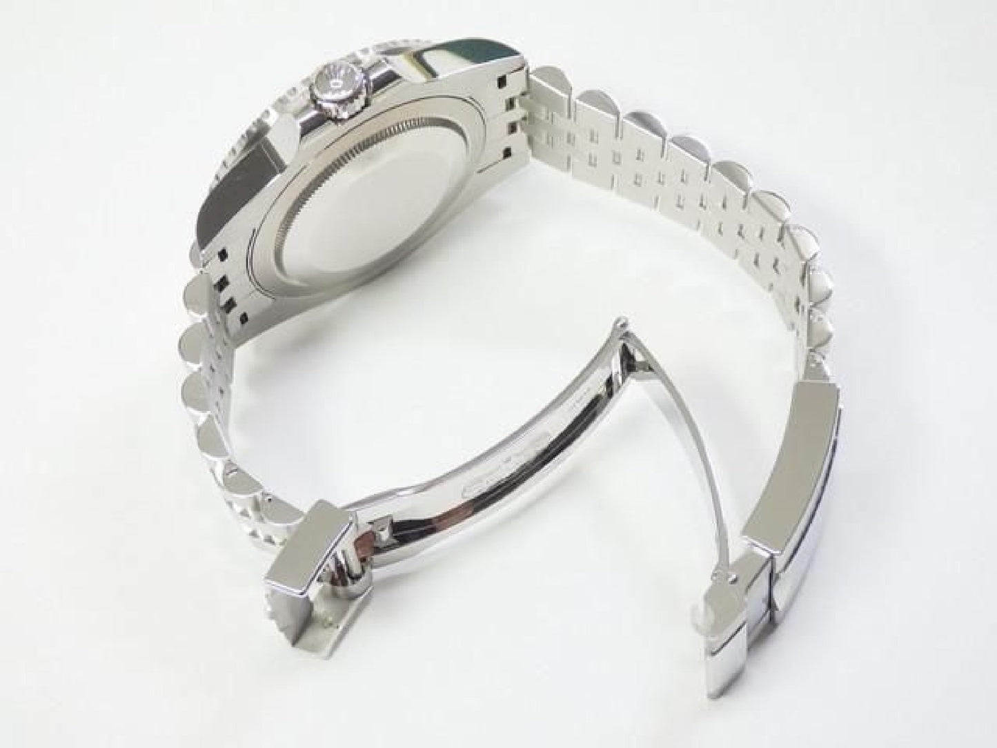 ROLEX GMT MasterII mit rot-blauer Lünette, Jubilee-Armband, Modell 126710BLRO, Baujahr '22, Herren, Seriennummer 191676704, hannari-shop