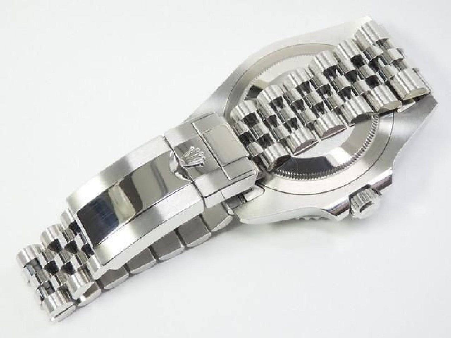 ROLEX GMT MasterII mit rot-blauer Lünette, Jubilee-Armband, Modell 126710BLRO, Baujahr '22, Herren, Seriennummer 191676704, hannari-shop