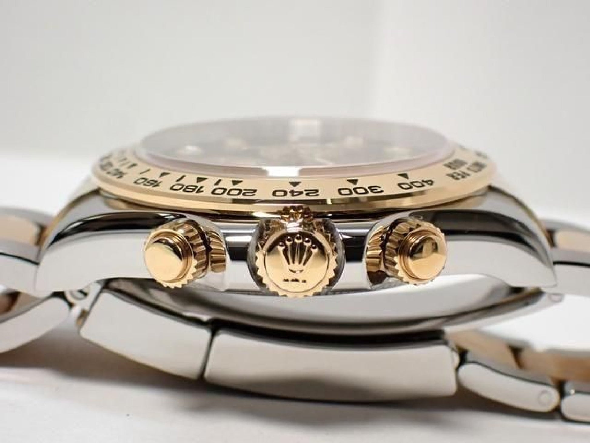 ROLEX Daytona SS x18KYG Kombination schwarzes Zifferblatt 8P Diamanten 126503G '24 Herren 191676992 hannari-shop