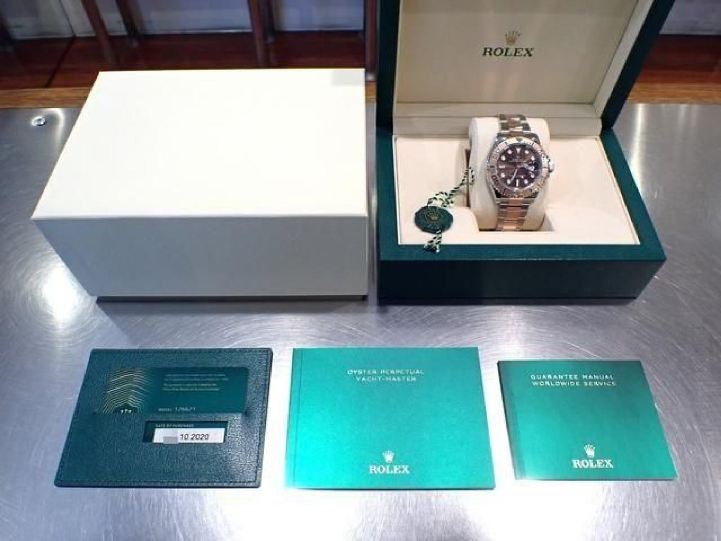 ROLEX YACHT-MASTER 40 Edelstahl x Everose Gold Kombination Chocolate Zifferblatt Ref.126621 '20 Herren 191679390 hannari-shop