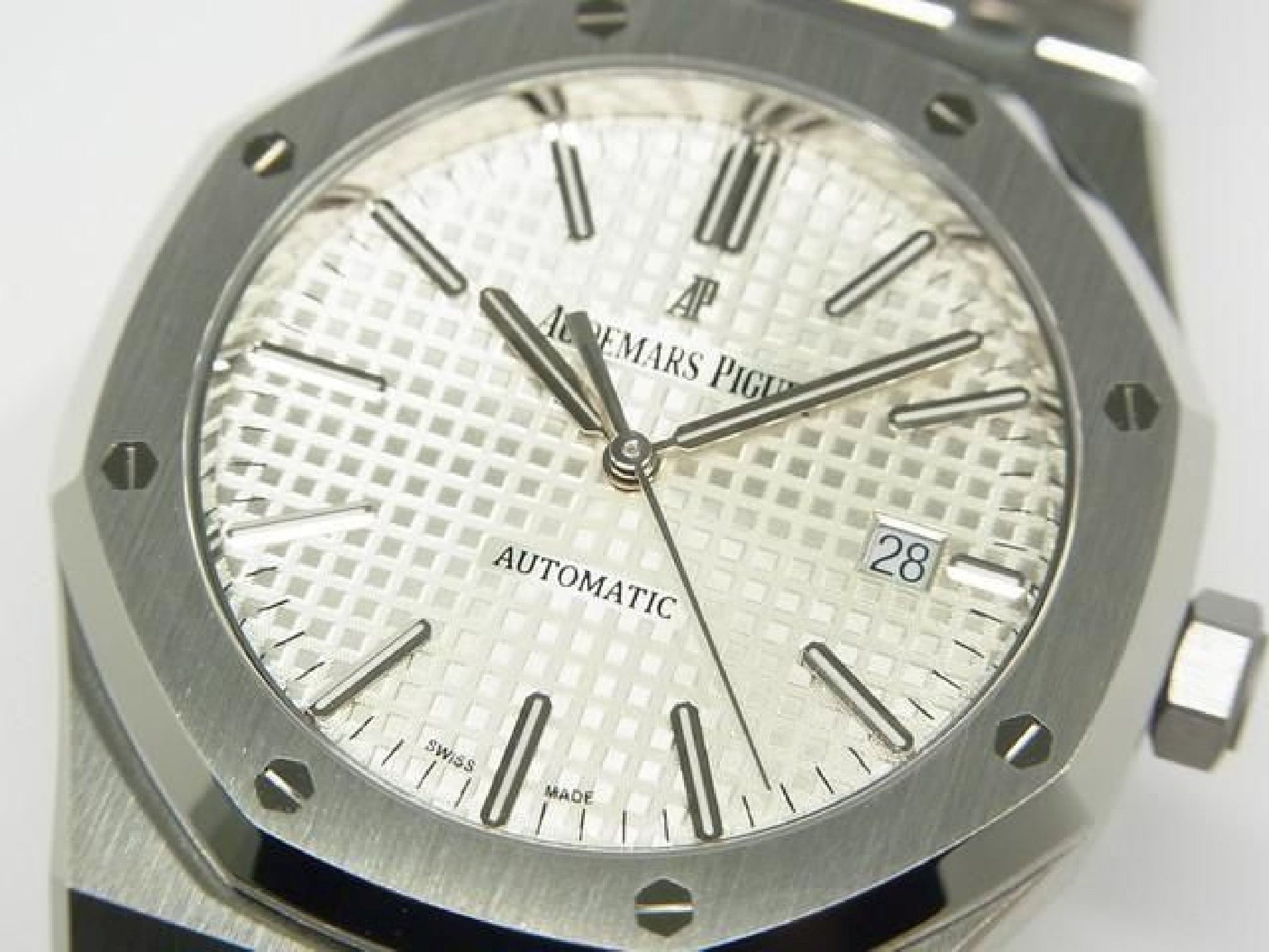 AUDEMARS PIGUET Royal Oak Automatik 41 MM silbernes Zifferblatt 15400ST Herren 191707786 hannari-shop