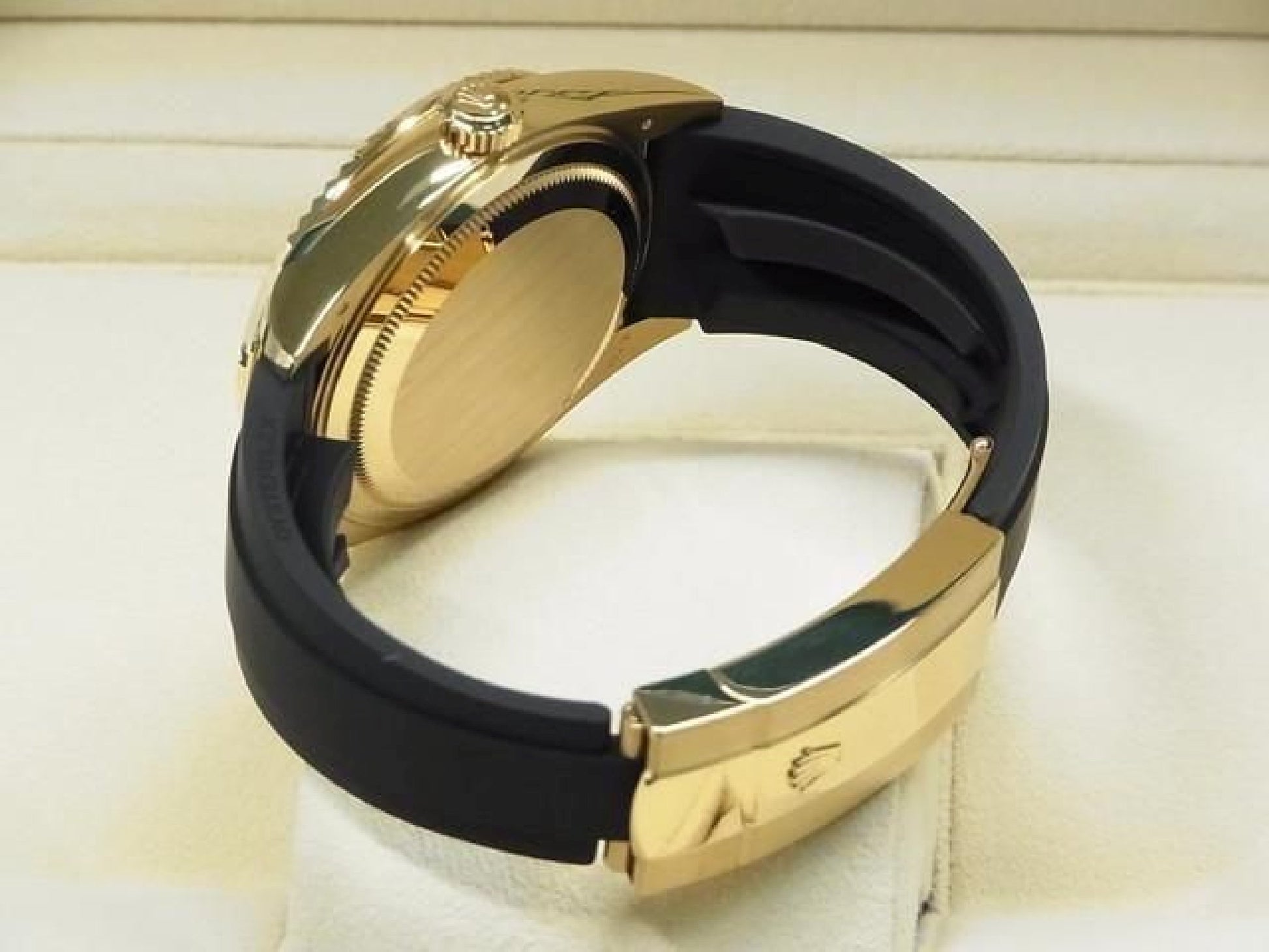 ROLEX Sky-Dweller 18K Gelbgold schwarzes Zifferblatt 326238 Herren 191758815 hannari-shop
