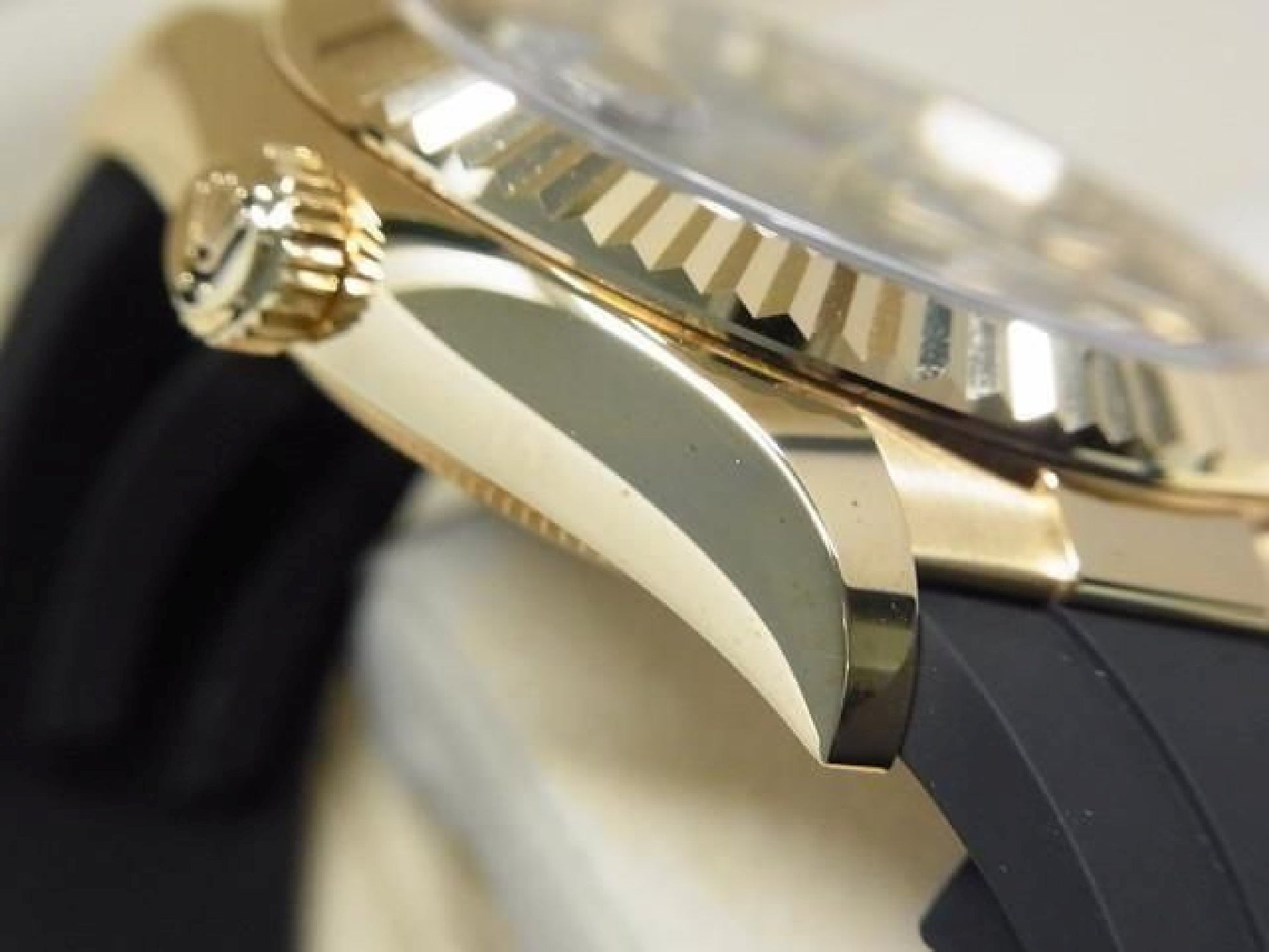 ROLEX Sky-Dweller 18K Gelbgold schwarzes Zifferblatt 326238 Herren 191758815 hannari-shop