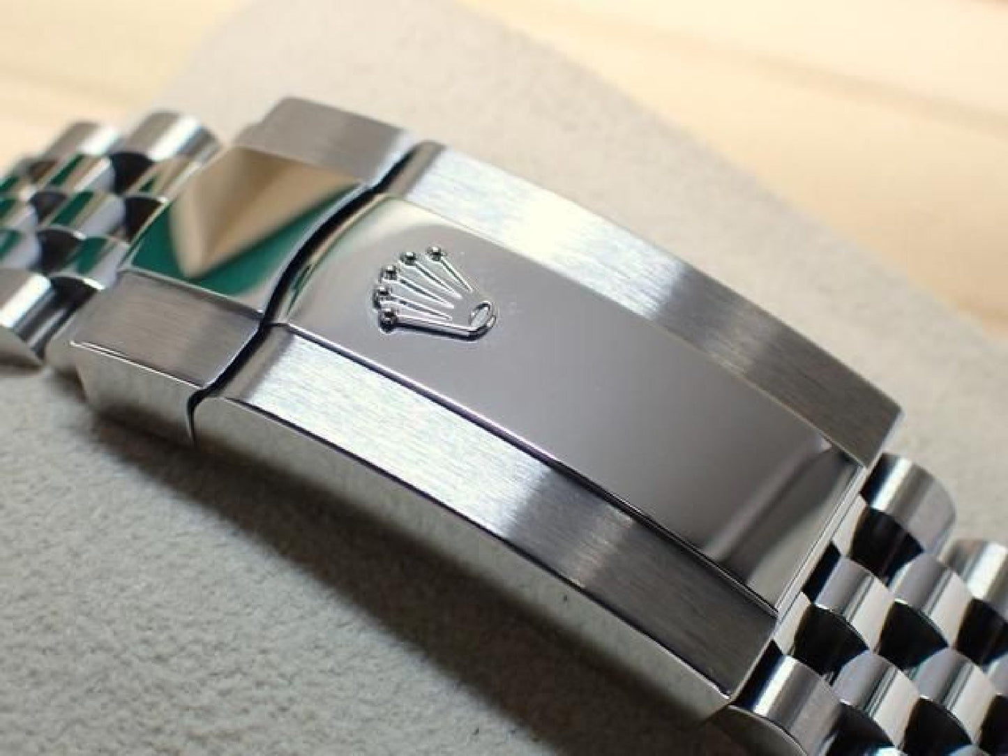 ROLEX Datejust 41 mit mintgrünen Jubilee-Armband 126334 Herren 191773907 hannari-shop