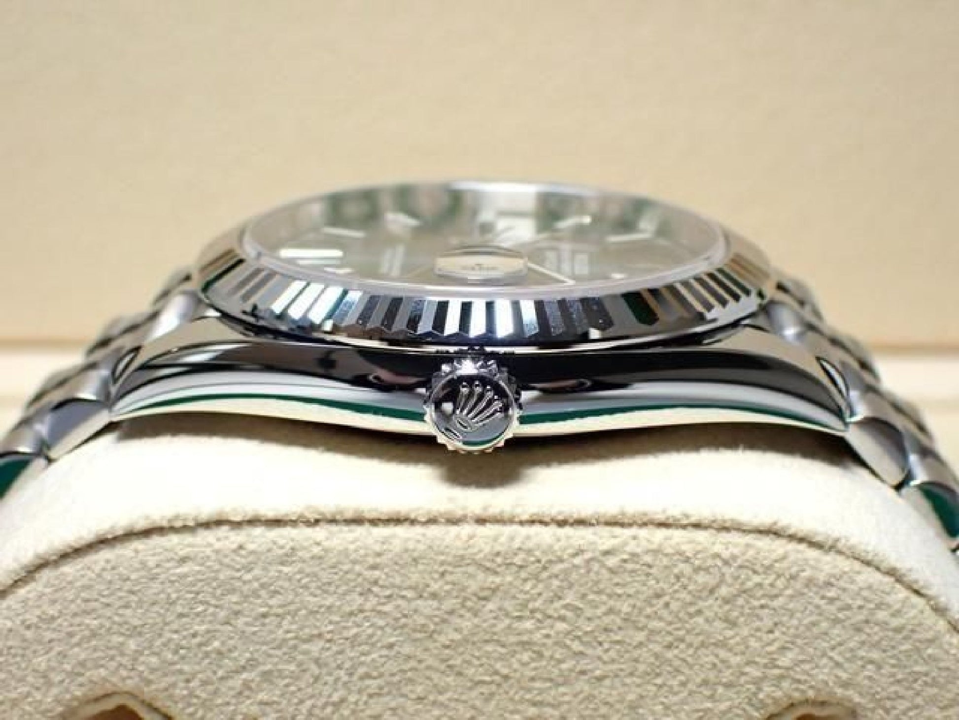 ROLEX Datejust 41 mit mintgrünen Jubilee-Armband 126334 Herren 191773907 hannari-shop