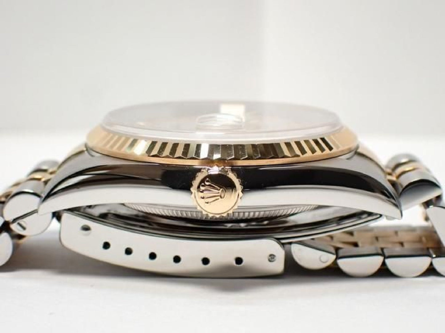 ROLEX Datejust Kombination 16233NR weiße Perlmutt-Römisch Herren 191837489 hannari-shop